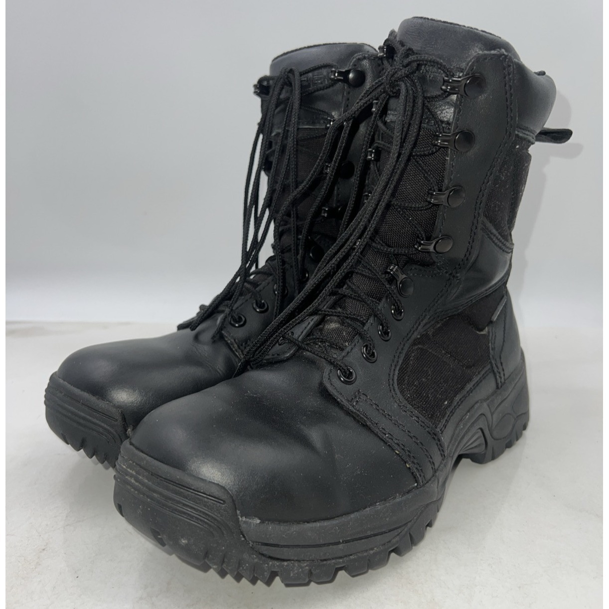 Propper Boots Womens Sz 10 Series 200 Waterproof Side Zip Black Military 6"